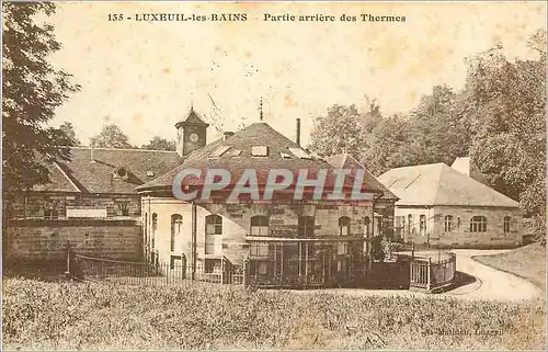 Cartes postales Luxeuil les Bains Partie arriere des Thermes