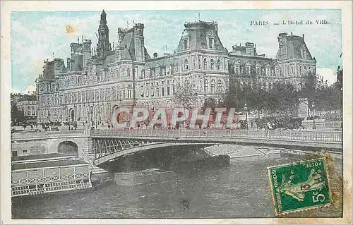 Cartes postales Paris L'Hotel de Ville