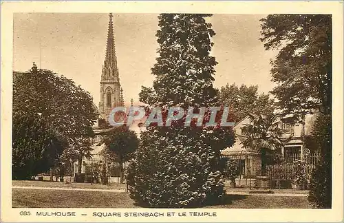 Cartes postales Mulhouse Square Steinbach et le Temple