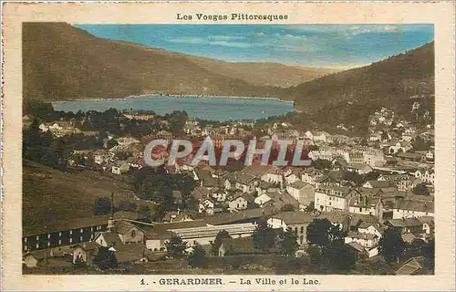 Cartes postales Gerardmer La Ville et le Lac