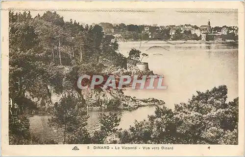 Ansichtskarte AK Dinard La Vicomte Vue vers Dinard