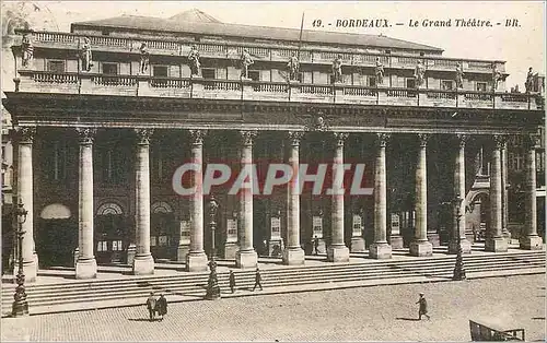 Cartes postales Bordeaux Le Grand Theatre