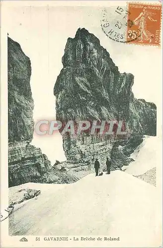 Cartes postales Gavarnie La Breche de Roland