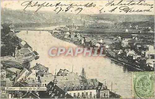 Cartes postales Namur Vallee de la Meuse