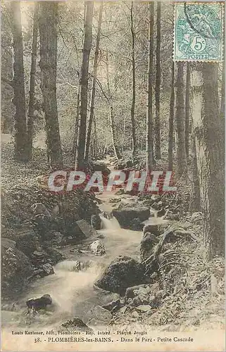 Cartes postales Plombieres les Bains Dans le Parc Petite Cascade