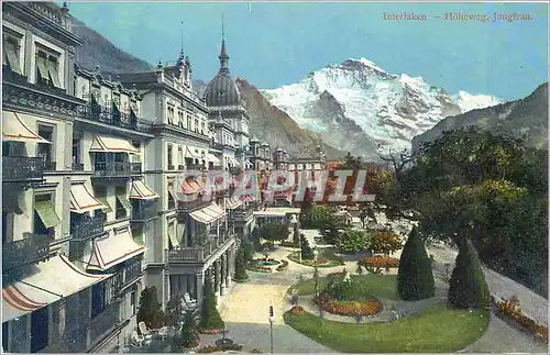 Cartes postales Interlaken Hoheweg Jungfrau