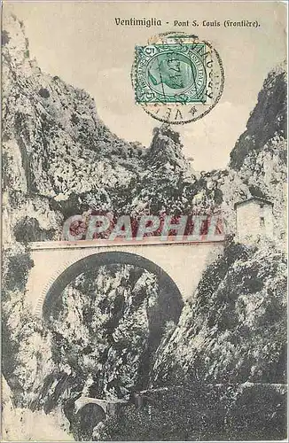 Cartes postales Ventimiglia Pont S Louis Frontiere