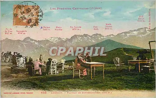 Cartes postales Luchon Plateau de Superbagneres