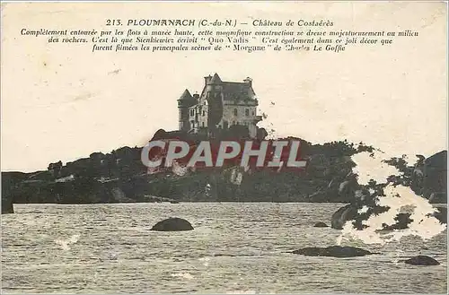 Ansichtskarte AK Ploumanach C du N Chateau de Costaeres