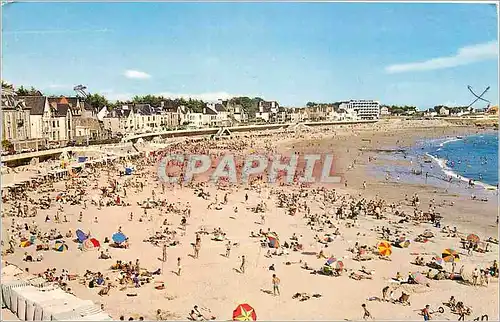 Moderne Karte Quiberon Morbihan La Plage