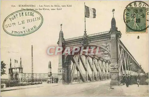 Cartes postales Strasbourg Les Ponts du Rhin