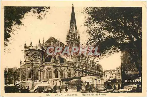 Ansichtskarte AK Caen Calvados Eglise Saint Pierre