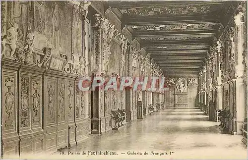 Ansichtskarte AK Palais de Fontainebleau Galerie de Francois 1st