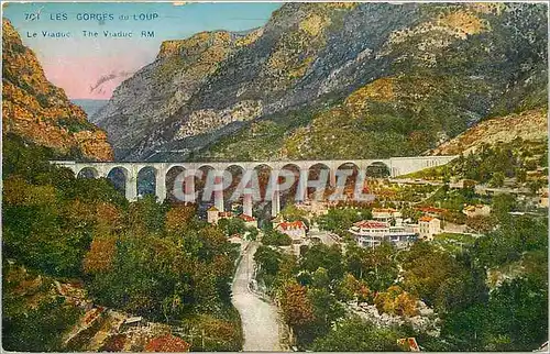 Cartes postales Les Gorges du Loup Le Viaduc