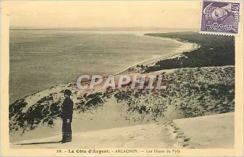 Cartes postales La Cote d'Argent Arcachon Les Dunes du Pyla