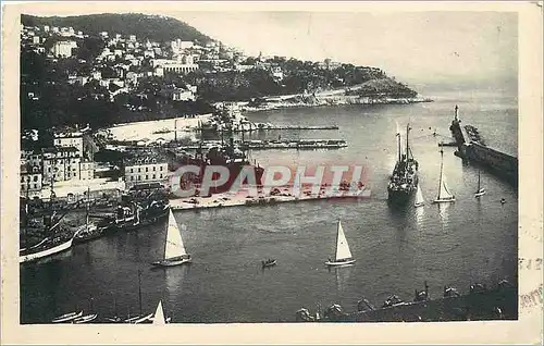 Cartes postales Nice Le Port et le Mont Boron