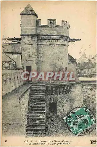 Cartes postales Caen Maison des Gens d'Armes Vue interieure la Tour principale