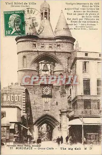 Cartes postales Bordeaux Grosse Cleche