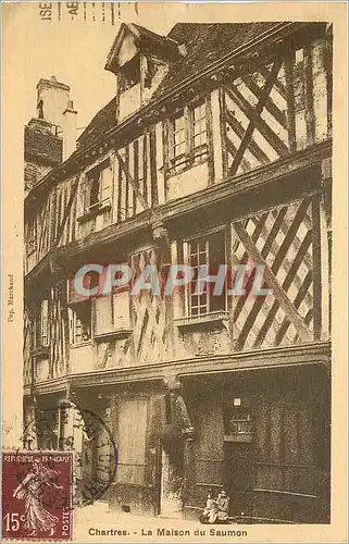 Cartes postales Chartres La Maison du Saumon