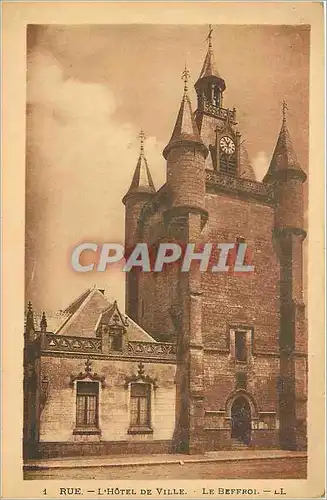 Cartes postales Rue L'Hotel de Ville Le Beffroi