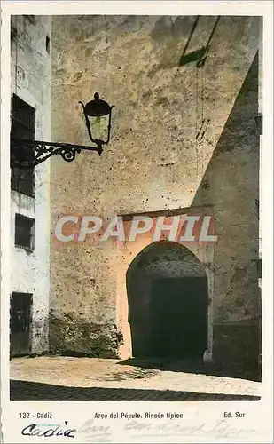 Cartes postales Cadiz Arco del Populo Rincon tipico