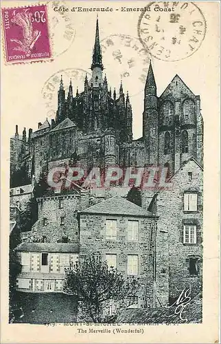 Cartes postales Mont St Michel La Merveille