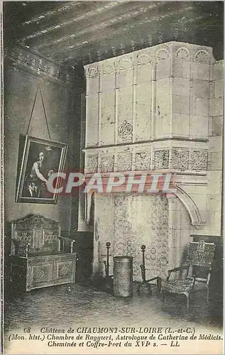 Ansichtskarte AK Chateau de Chaumont sur Loire L et C Chambre de Ruggteri Astrologue de Catherine de Medicis