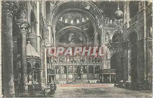 Cartes postales Venezia Interno della Chiesa S Marco