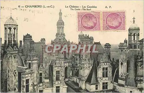 Ansichtskarte AK Chambord L et C Le Chateau Les Combles