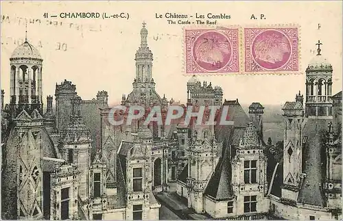 Cartes postales Chambord L et C Le Chateau Les Combles