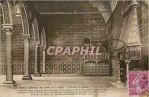 Cartes postales Les Grands Chateaux des bords de la Loire Chateau de Blois Salle des Etats