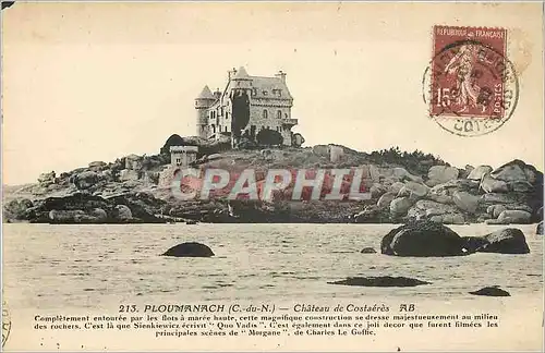 Cartes postales Ploumananach C du N Chateau de Costaeres