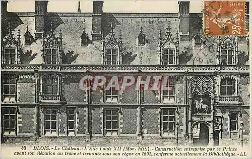 Cartes postales Blois Le Chateau L'aile Louis XII