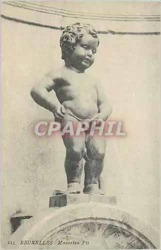 Cartes postales Bruxelles Manneken Pis