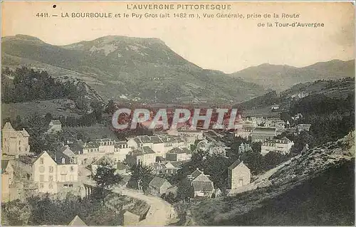 Ansichtskarte AK La Bourboule et le Puy Gros Vue generale prise de la Route