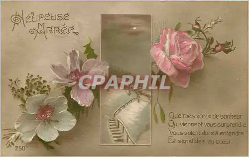 Cartes postales Heureuse Annee Fleurs