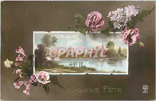 Cartes postales Bonne Fete Fleurs