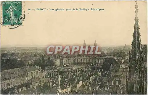 Ansichtskarte AK Nancy Vue generale prise de la Basilique Saint Epvre