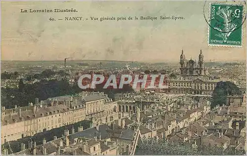 Cartes postales Nancy Vue generale prise de la Basilique Saint Epvre