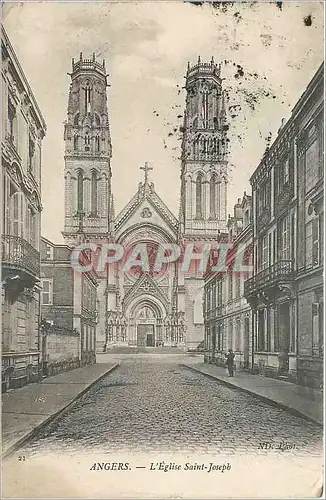 Cartes postales Angers L'Eglise Saint Joseph