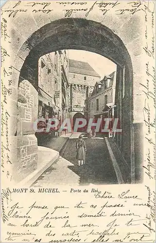 Cartes postales Mont St Michel Porte du Roi