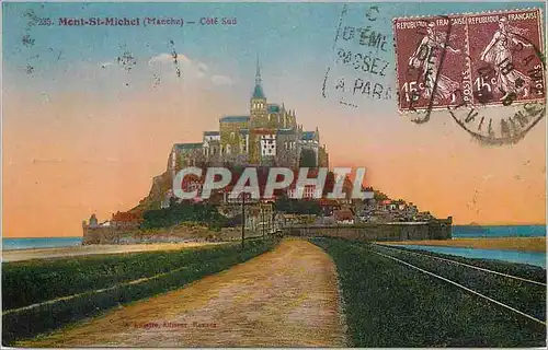 Cartes postales Mont St Michel Manche Cote Sud