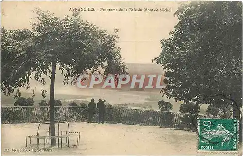 Ansichtskarte AK Avranches Panorama de la Baie du Mont St Michel