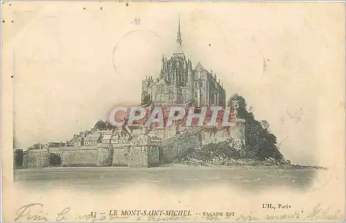 Cartes postales Le Mont Saint Michel Facade Est