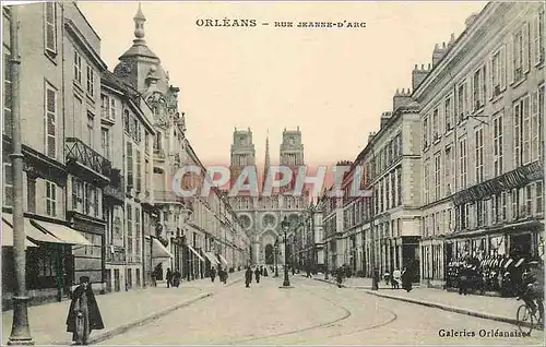 Cartes postales Orleans Rue Jeanne d'Arc