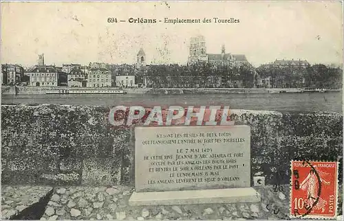 Cartes postales Orleans Emplacement des Tourelles
