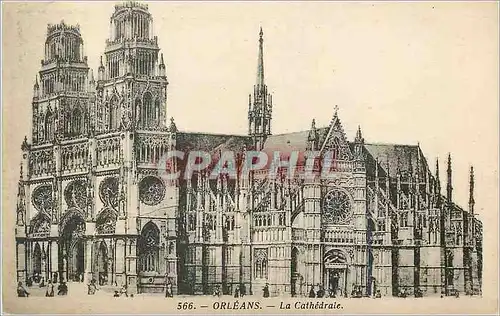 Cartes postales Orleans La Cathedrale