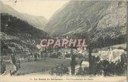 Cartes postales La Route de Gavarnie Vue Panoramique sur Cedre