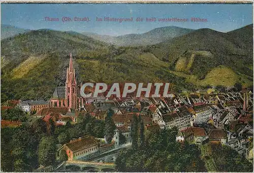 Cartes postales Thann Im Hintergrund