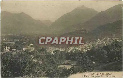 Cartes postales Argeles Gazost Vallee et vue generale